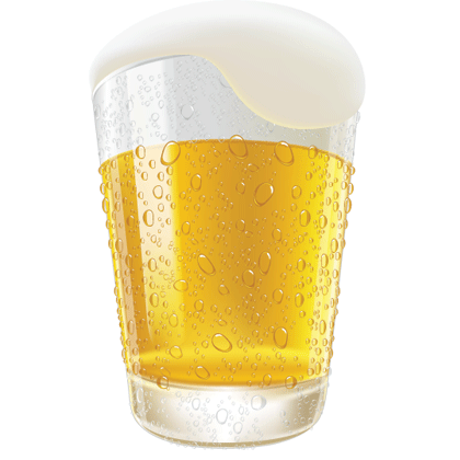 Graphic Design Creative on Lifelike Beer Glasses And Beer Bubbles Vector Graphic   Free Vector