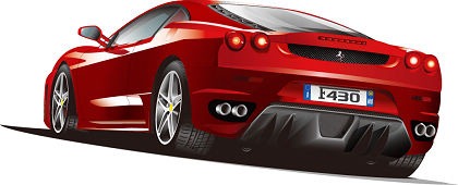 Free Illustrated Ferrari