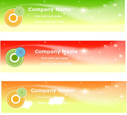 Free Vector Sky Banners Free Vector Sky Banners