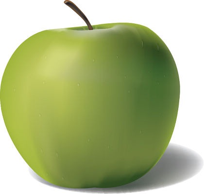 Totally free vector apple graphic.
