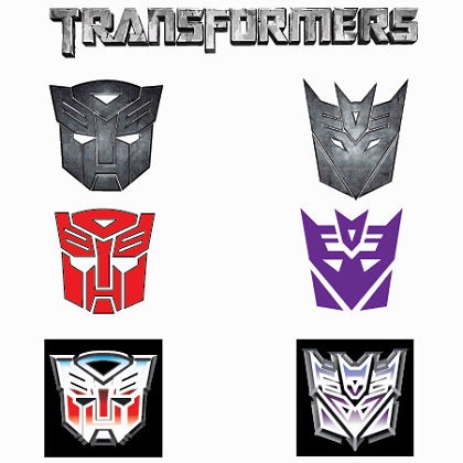 Free Transformers Logos Vector