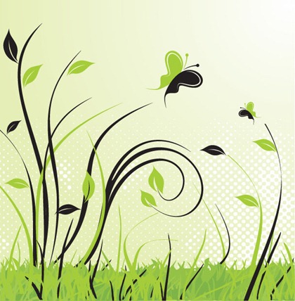 Green Landscape Free Vector Graphic
