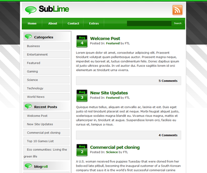 Free WordPress Theme - Sublime Theme -Preview Free WordPress Theme - Sublime Theme -Preview
