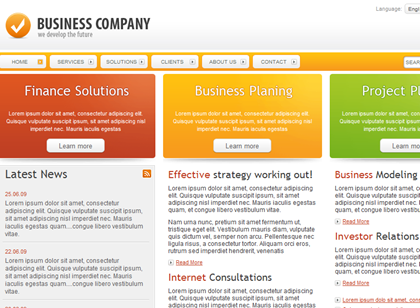 Free CSS Web Template - Corporate 1