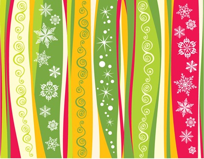  Girl Christmas Wallpaper on Snowflake Christmas Background Vector Material   Free Vector Graphics