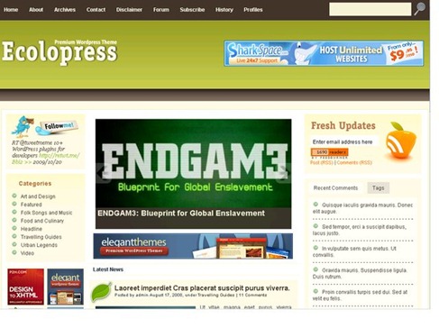 Free WordPress Theme - Ecolopress