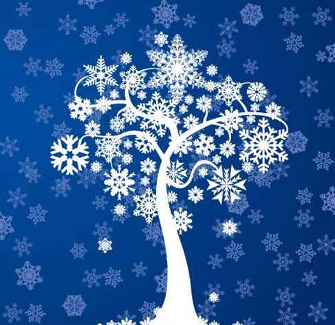 Free Icons Vector on Free Winter Tree Card Vector Graphic   Free Vector Graphics   All Free