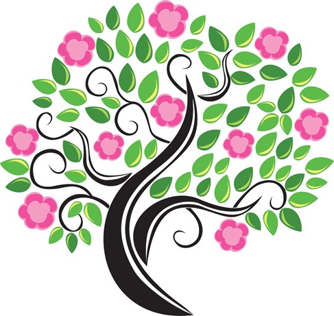 Blossom Tree Vector Preview