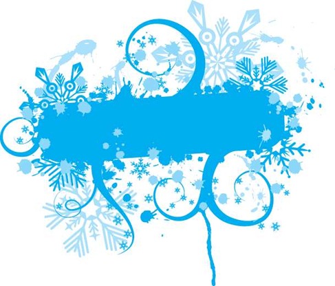 Vector  Free Download on Blue Floral Vector Graphic   Free Vector Graphics   All Free Web