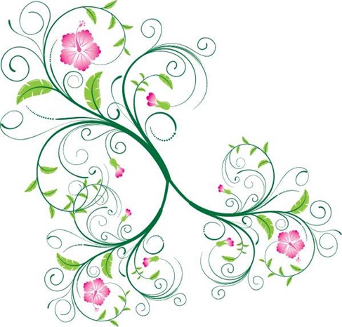 Free Background Images on Free Swirl Floral Vector   Free Vector Graphics   All Free Web