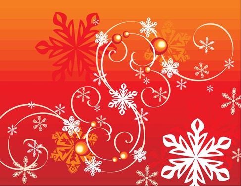 Winter Snowflake Vector Preview