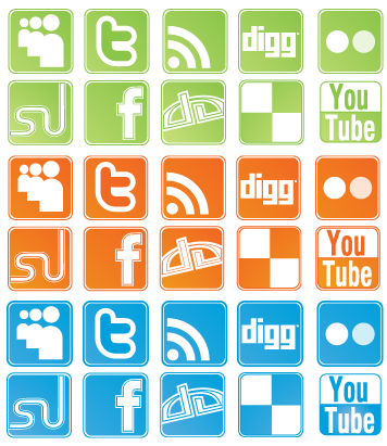 facebook icon vector free. Free Icon Set - Social Network