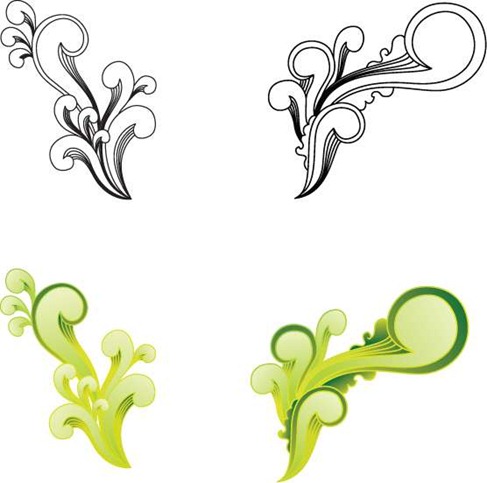 clip art free swirl. Free Witty Swirls Vector