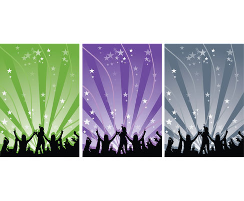 Free Vector on People Dancing Vector Silhouettes   Free Vector Graphics   All Free