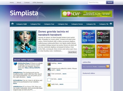 Free WordPress Theme - Simplista Free WordPress Theme - Simplista