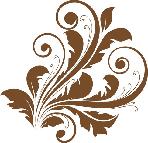 Vector on Vector Decorative Floral Design   Free Vector Graphics   All Free Web