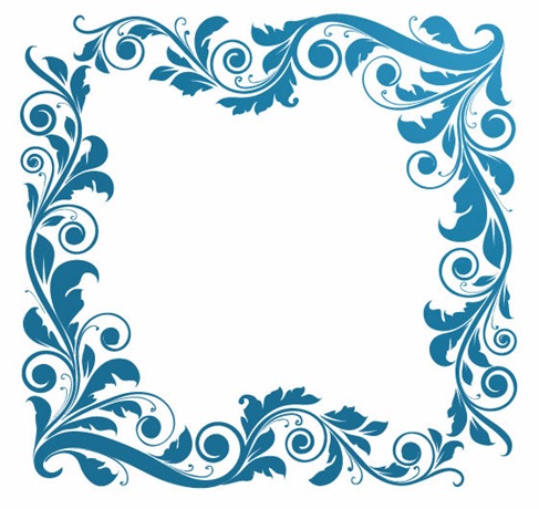 Picture Backgrounds on Vintage Floral Frame Vector Illustration   Free Vector Graphics   All