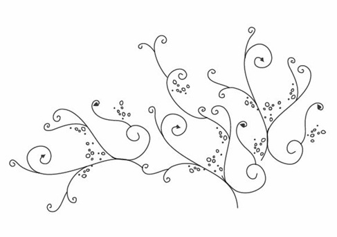clip art free swirl. Floral Swirl Ornament Vector