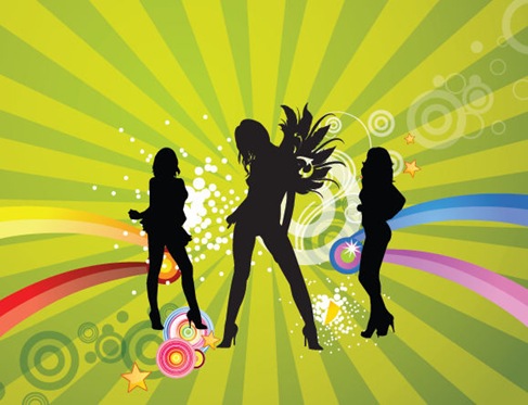 dancing wallpaper. Free Silhouettes of Dancing