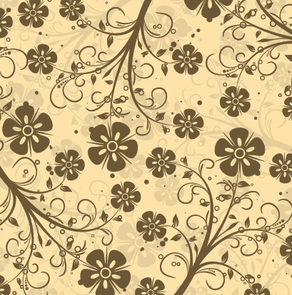 Free Wedding Vector on Decorative Floral Pattern Vector   Free Vector Graphics   All Free Web