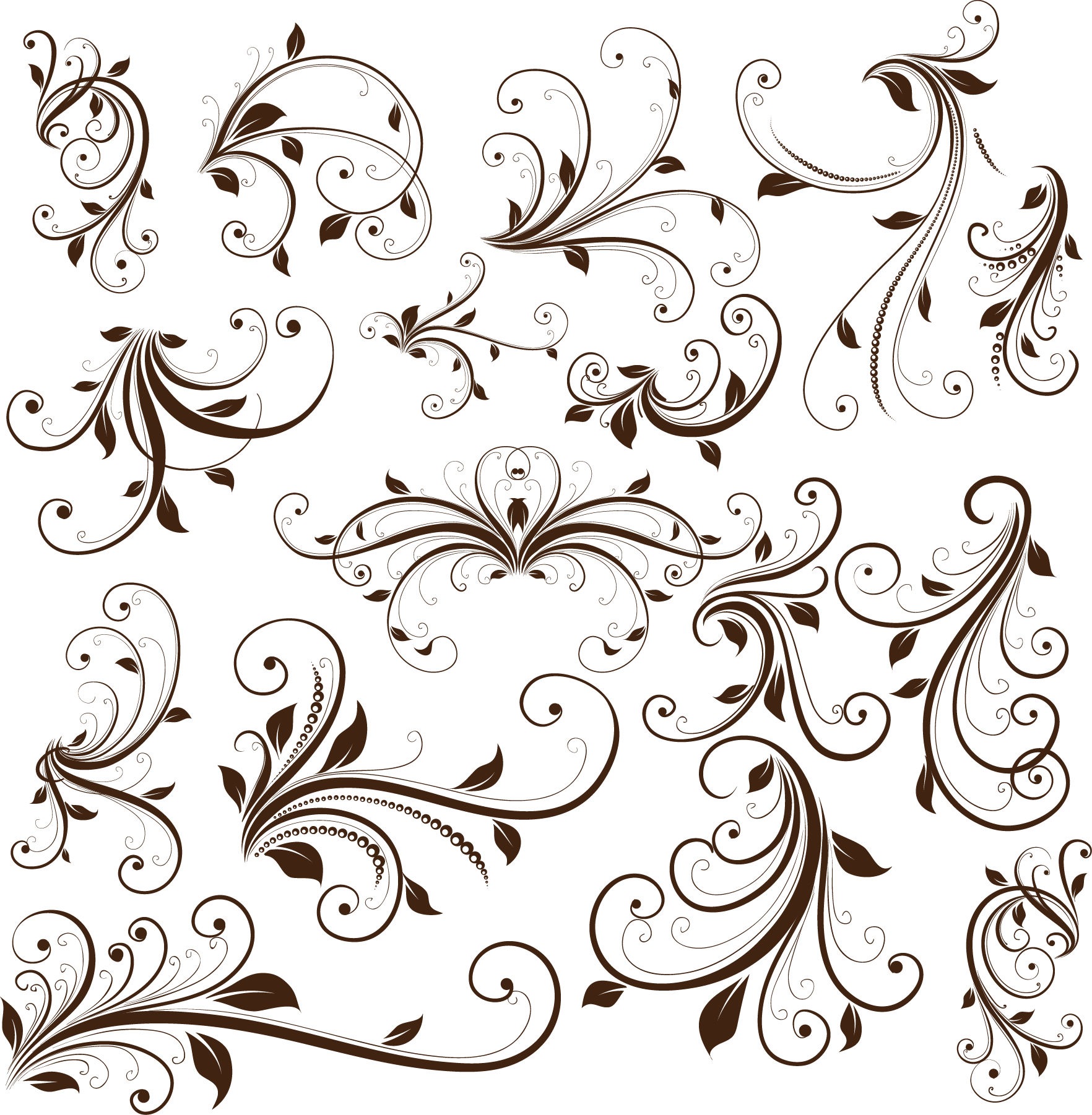 free floral vector