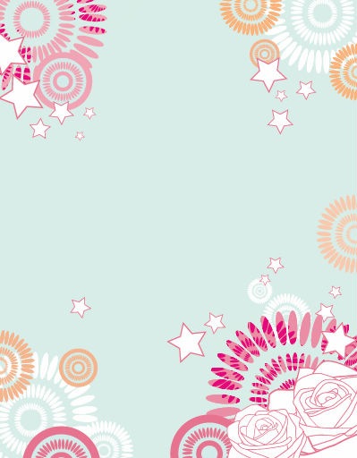 floral wallpaper vector. Name: Abstract Flower Vector
