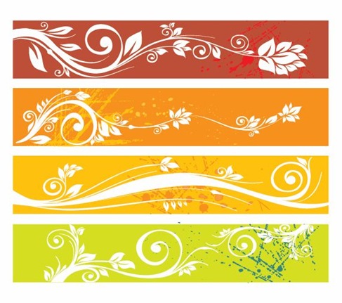 banner vector free download. Name: Free Floral Website