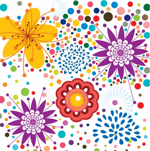 wallpaper vector pattern. Free Vector Floral Pattern