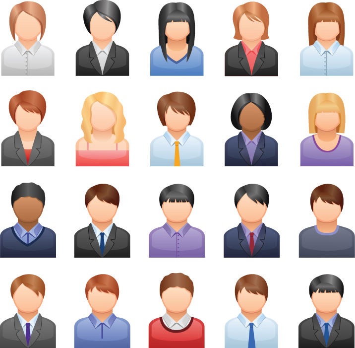 Free Vector Business People Icons Free Vector Graphics