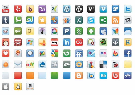 Social Media Icons Png