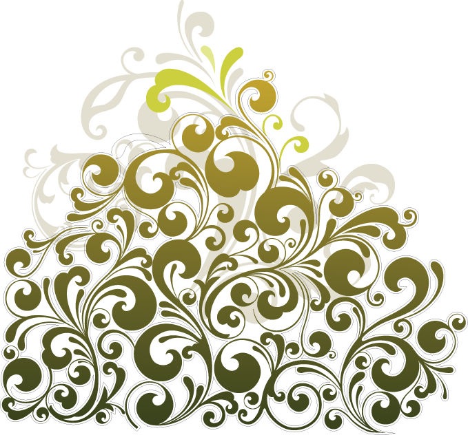 Here is a vector art of floral design element includes a eps file 
