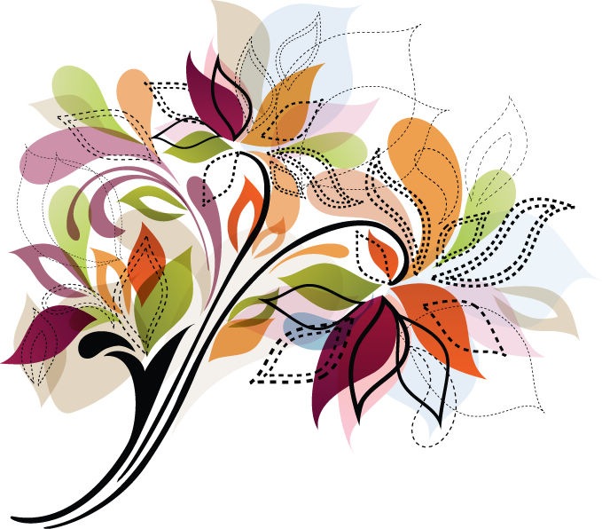 free flower designs on Flower Design Element Vector Illustration   Free Vector Graphics   All
