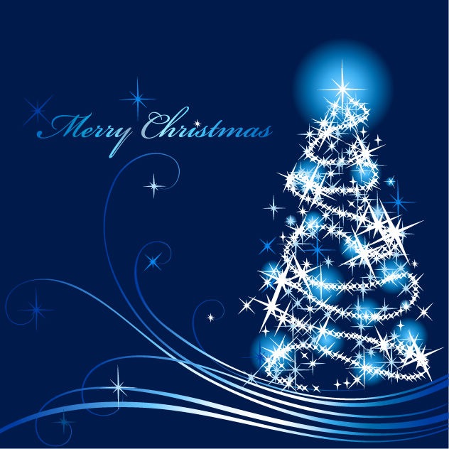 abstract christmas tree clip art free - photo #13