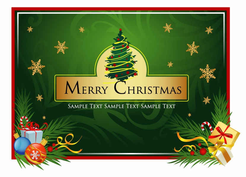 free xmas card clipart - photo #49