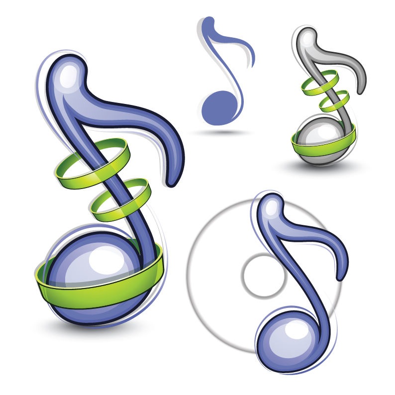 vector clipart music notes - photo #2
