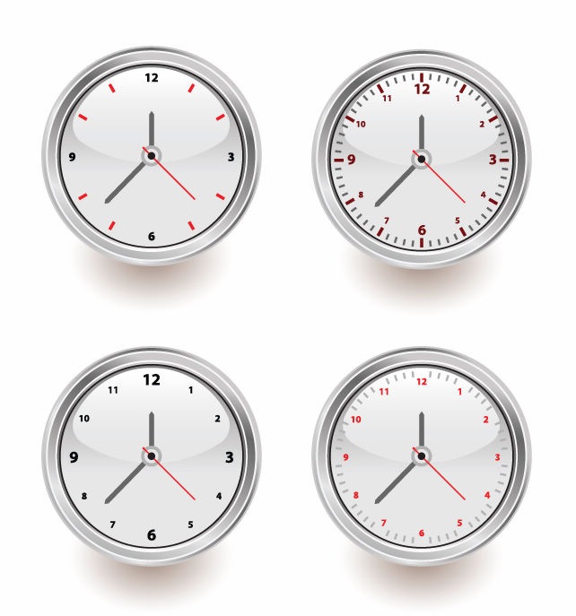 clock clipart set - photo #46