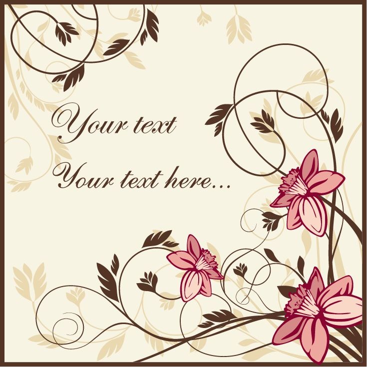 Vector Flower Background Free Vector Graphics All Free 