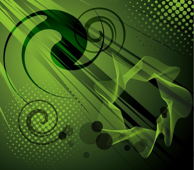 Abstract Green Vector Background Free Vector Graphics All Free 