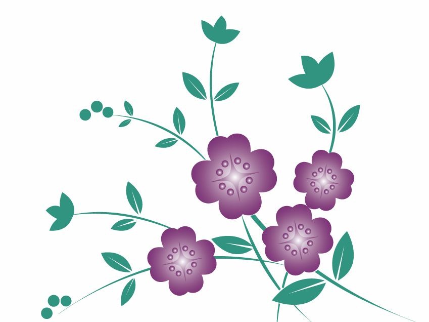 vector clipart flowers - photo #10