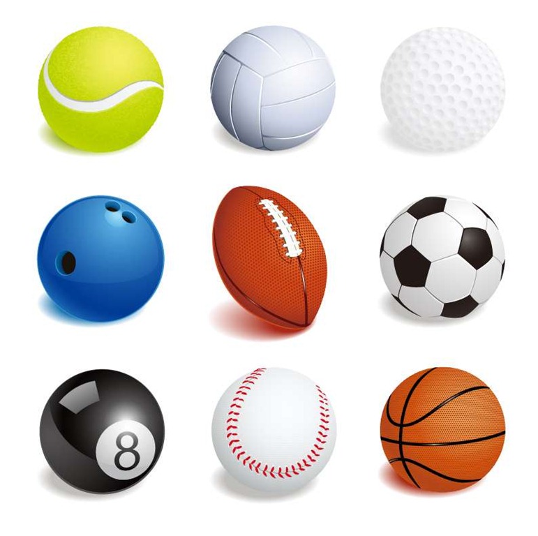 free clipart of sports balls - photo #4