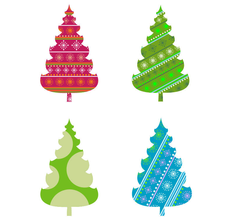 clipart christmas tree corel - photo #8