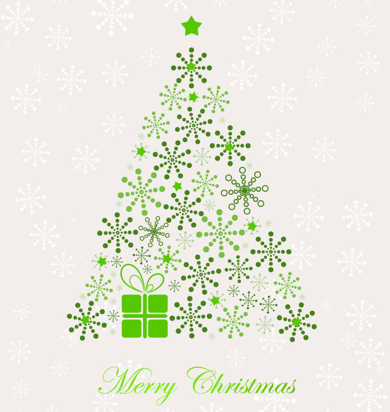 abstract christmas tree clip art free - photo #25