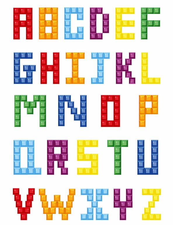 free colorful alphabet clipart - photo #27