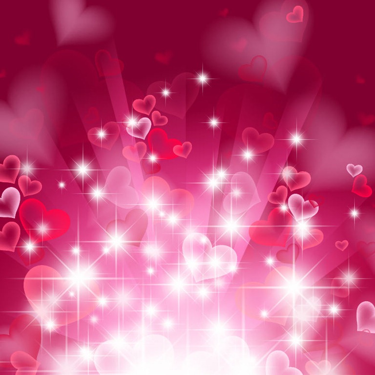 background of hearts