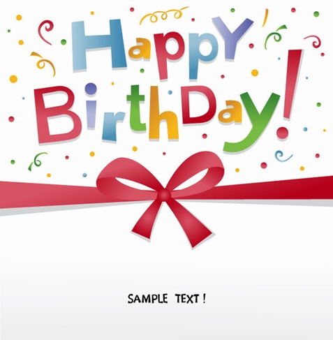 Free Happy Birthday Greeting Card Vector | Free Vector