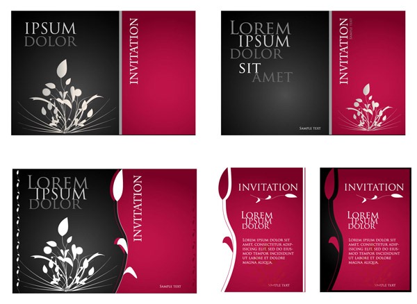 wedding invitation template vector illustration eps format wedding invitation template vector illustration eps format