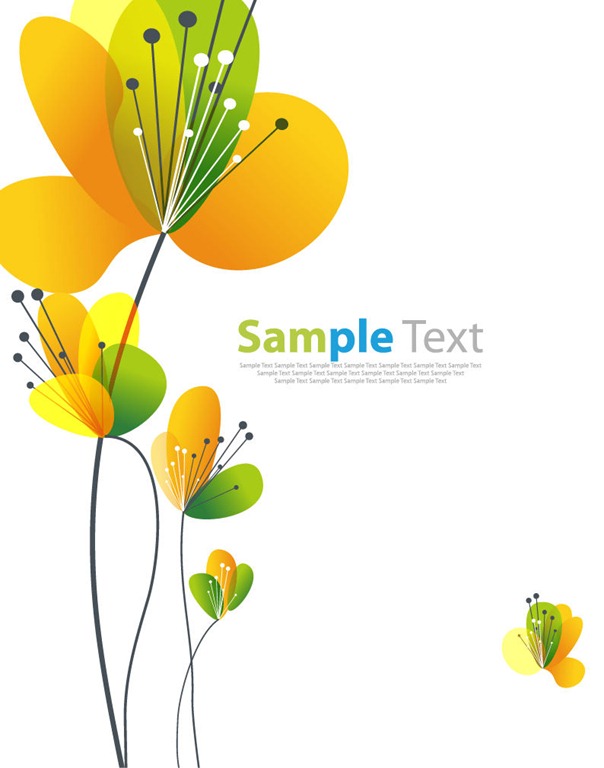 Colorful Floral Background Free Vector Graphics All Free