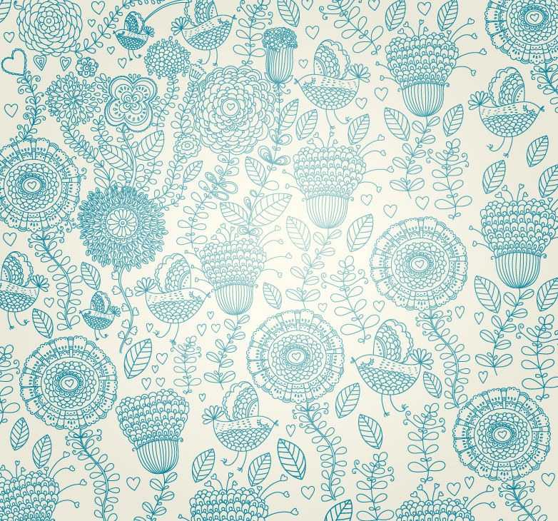 Free Vintage Floral Background Free Vintage Floral Background