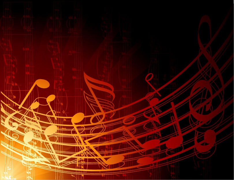 Name: Abstract Music Background Vector Illustration