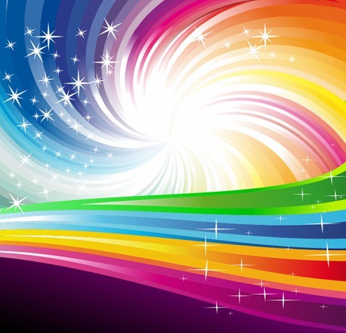 Vector Rainbow Colorful Background | Free Vector Graphics | All Free